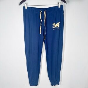 Life Is Good Sleep Blue Joggers Pajama Pants Womens Medium Soft Downward Dog